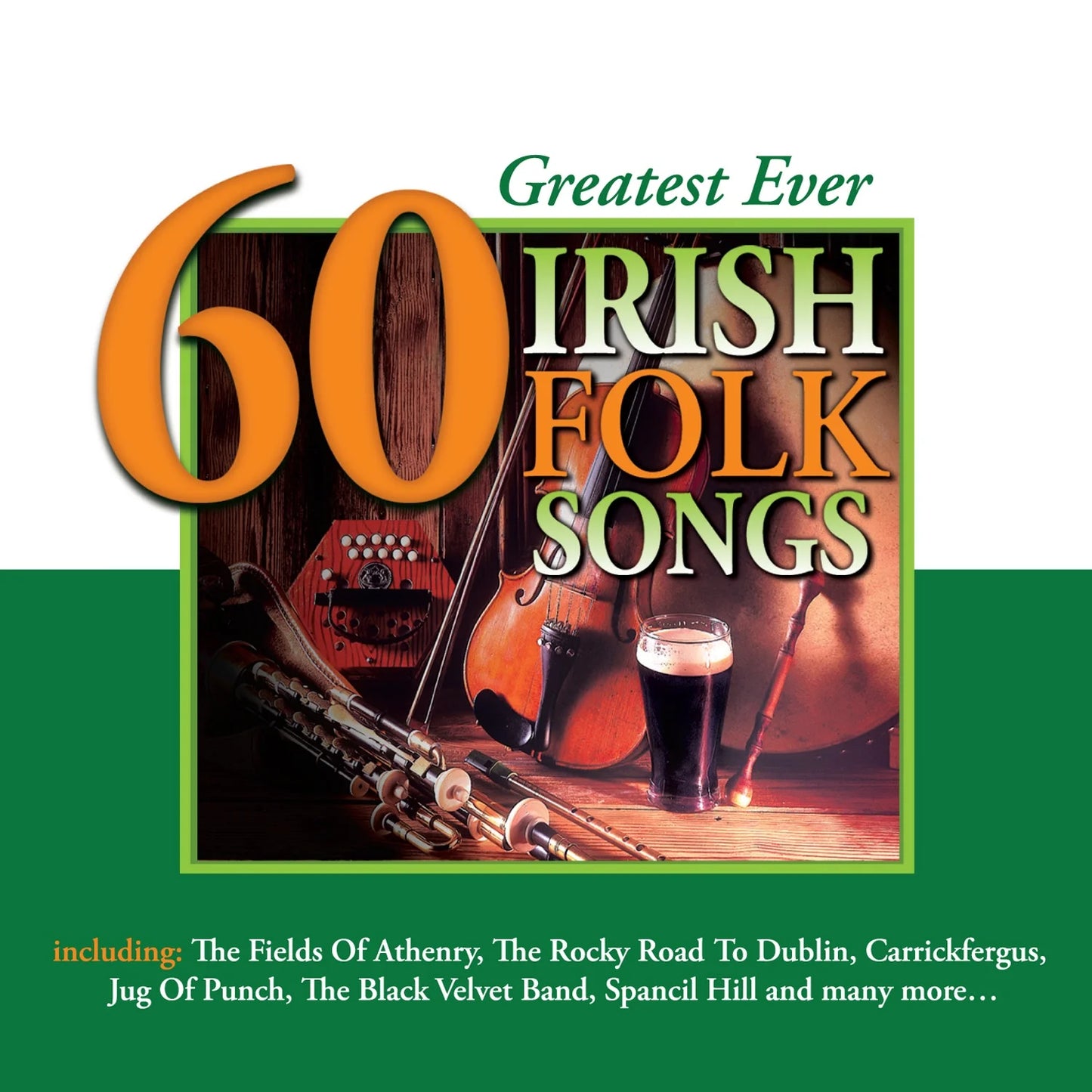 Various Artists - 60 Greatest Ever Irish Folk Songs (3CD+1DVD)