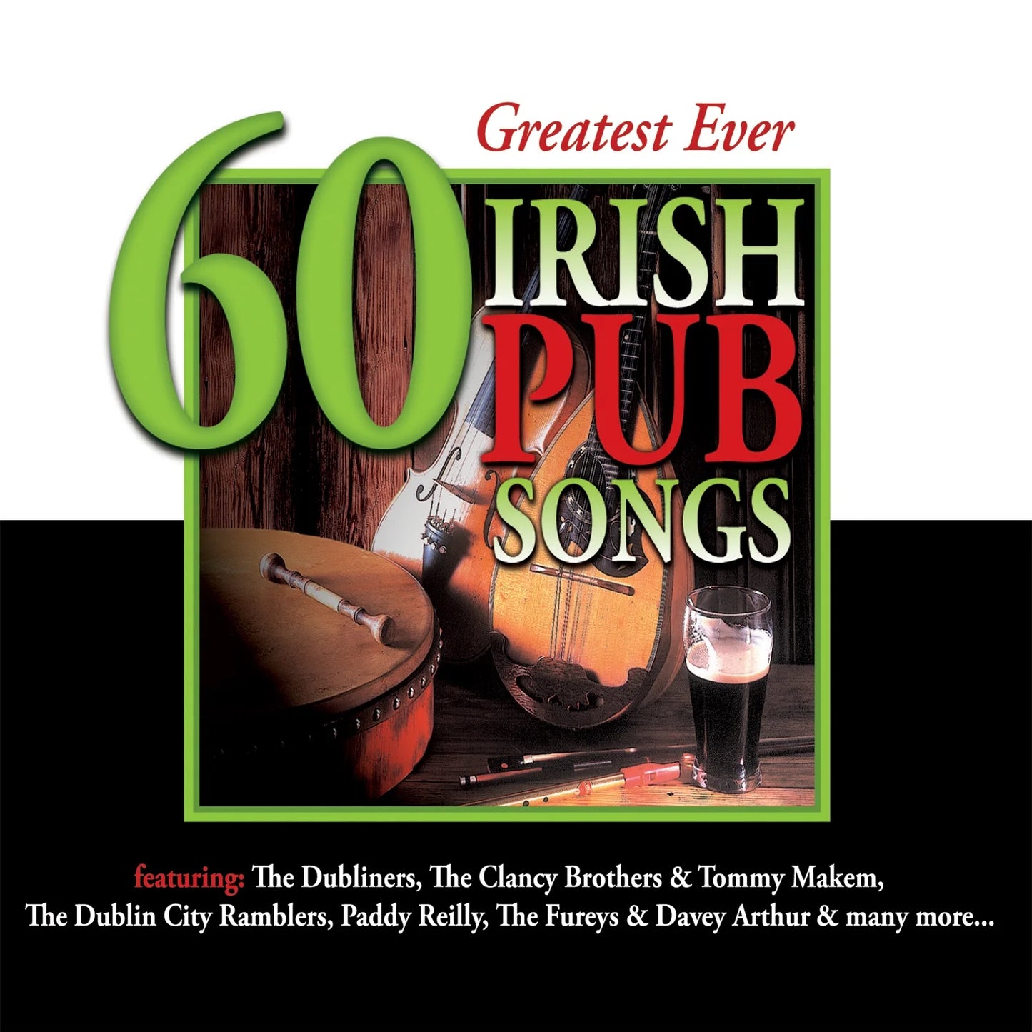 Various Artists - 60 Greatest Ever Irish Pub Songs (3CD+1DVD)