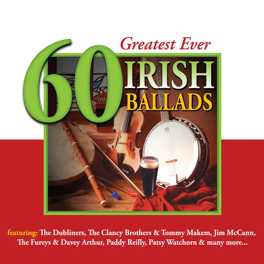 Various Artists - 60 Greatest Ever Irish Ballads (3CD+1DVD)