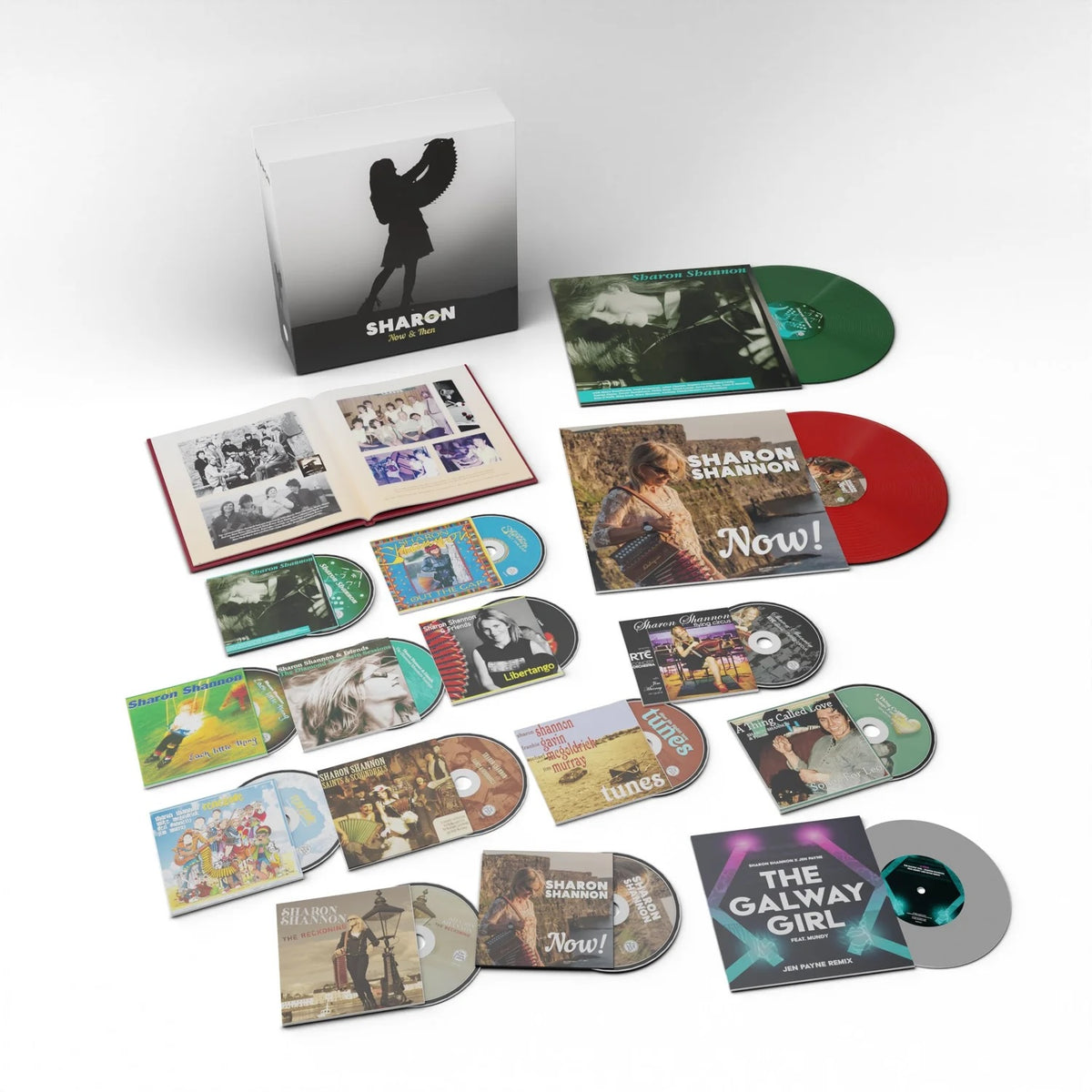 SHARON SHANNON - NOW & THEN - BOX SET (12XCD / 2XLP / 1X7" / 1XBOOK)